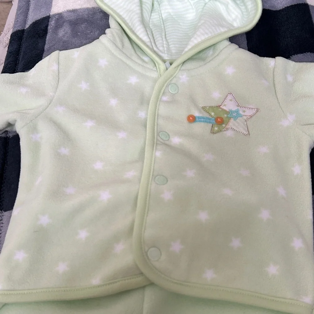 Carter's Green Star Hoodie and Pants Set | BRAND NEW WITH TAGS